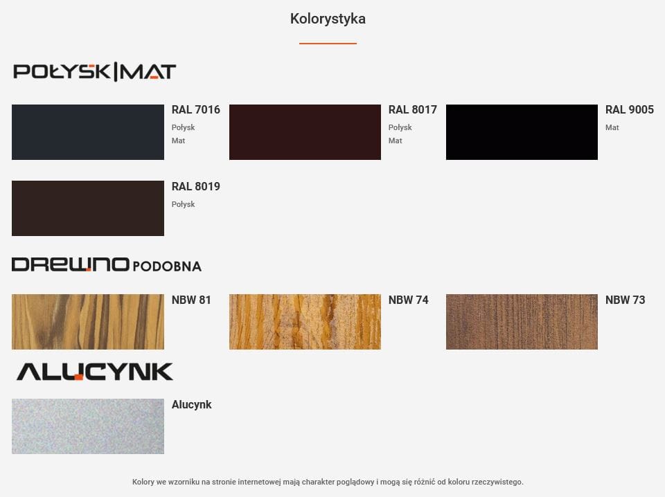 Sztachety metalowe i próbki — Ecoprofil