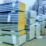 Płyta warstwowa — OUTLETOWA 100 mm Poliuretanowa 10 cm ściana 2 gatunek