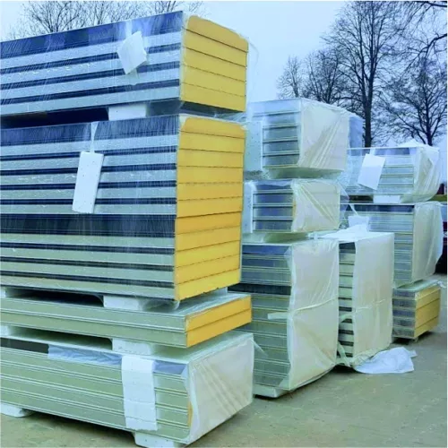 Płyta warstwowa — OUTLETOWA 100 mm Poliuretanowa 10 cm ściana 2 gatunek
